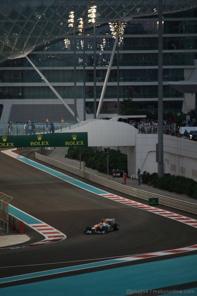 GP ABU DHABI, 03.11.2013- Gara, Paul di Resta (GBR) Sahara Force India F1 Team VJM06