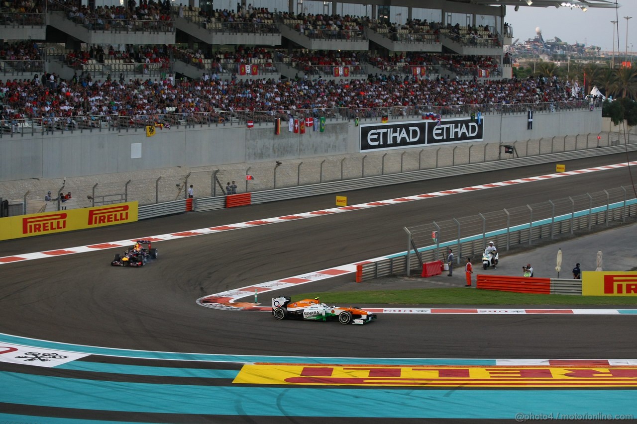 GP ABU DHABI, 03.11.2013- Gara, Adrian Sutil (GER), Sahara Force India F1 Team VJM06