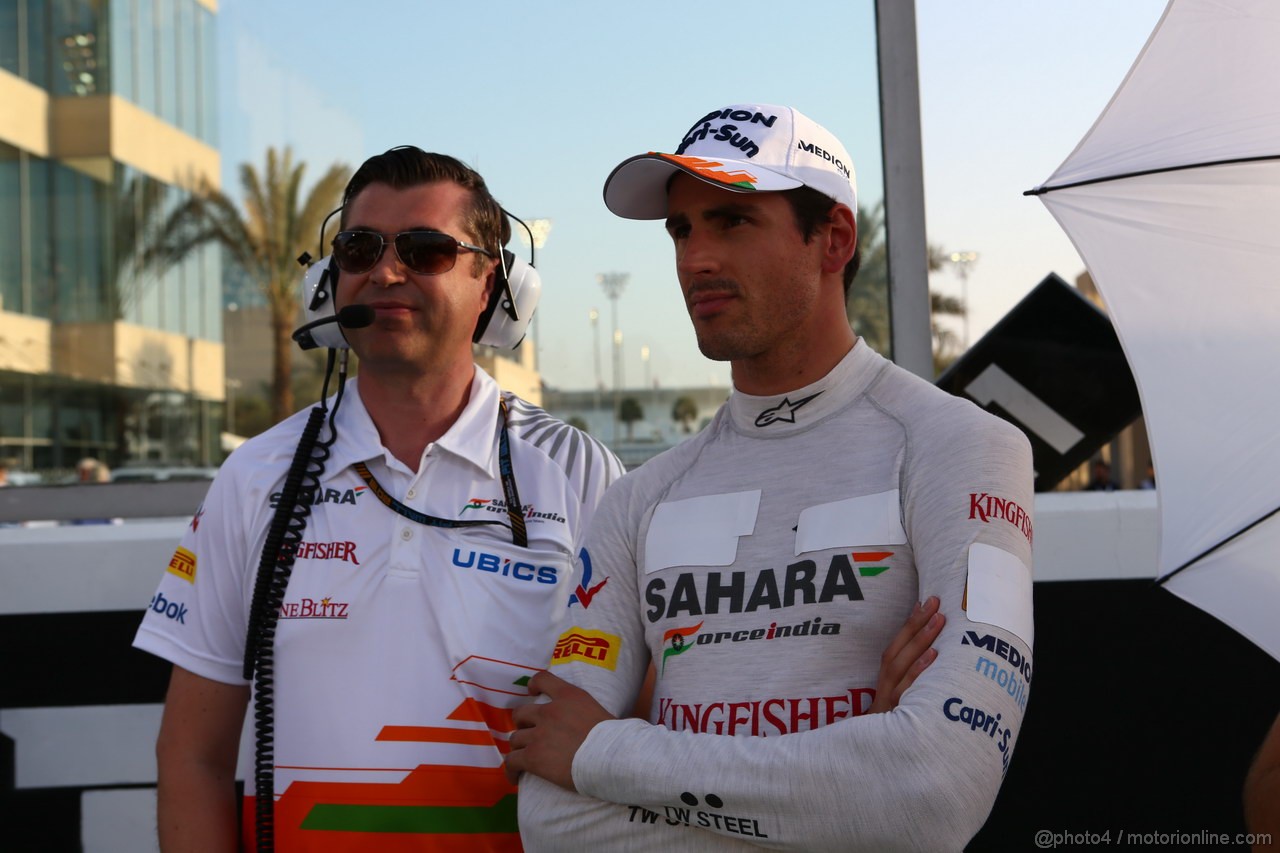 GP ABU DHABI, 03.11.2013- Gara, Adrian Sutil (GER), Sahara Force India F1 Team VJM06