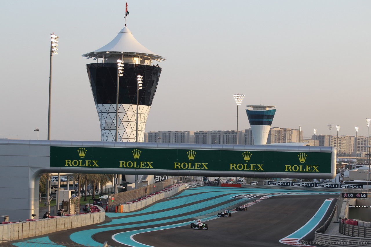 GP ABU DHABI, 03.11.2013- Gara, Paul di Resta (GBR) Sahara Force India F1 Team VJM06