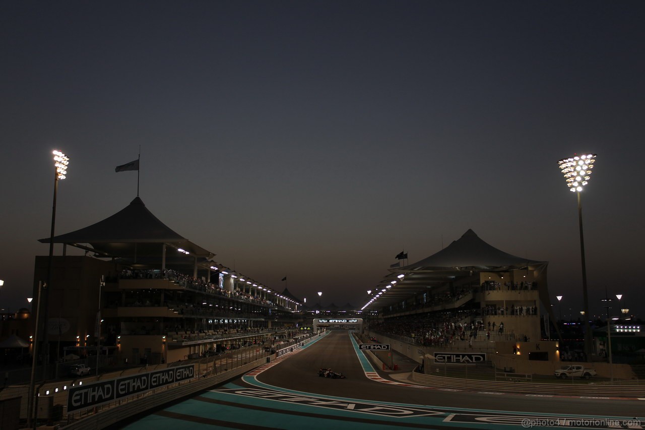 GP ABU DHABI, 03.11.2013- Gara, Romain Grosjean (FRA) Lotus F1 Team E213