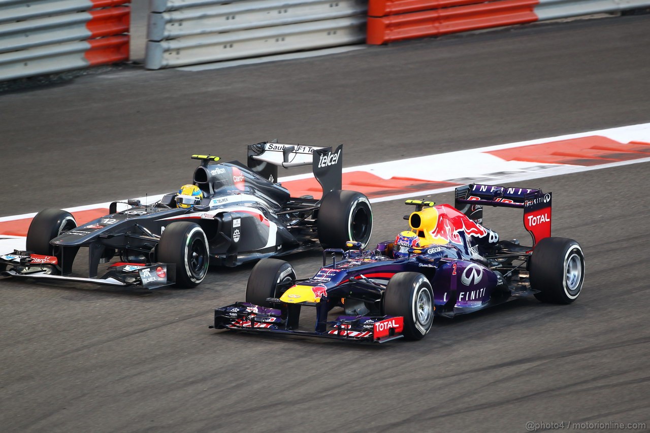 GP ABU DHABI, 03.11.2013- Gara, Mark Webber (AUS) Red Bull Racing RB9