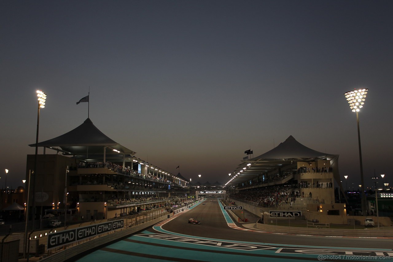 GP ABU DHABI, 03.11.2013- Gara, Felipe Massa (BRA) Ferrari F138