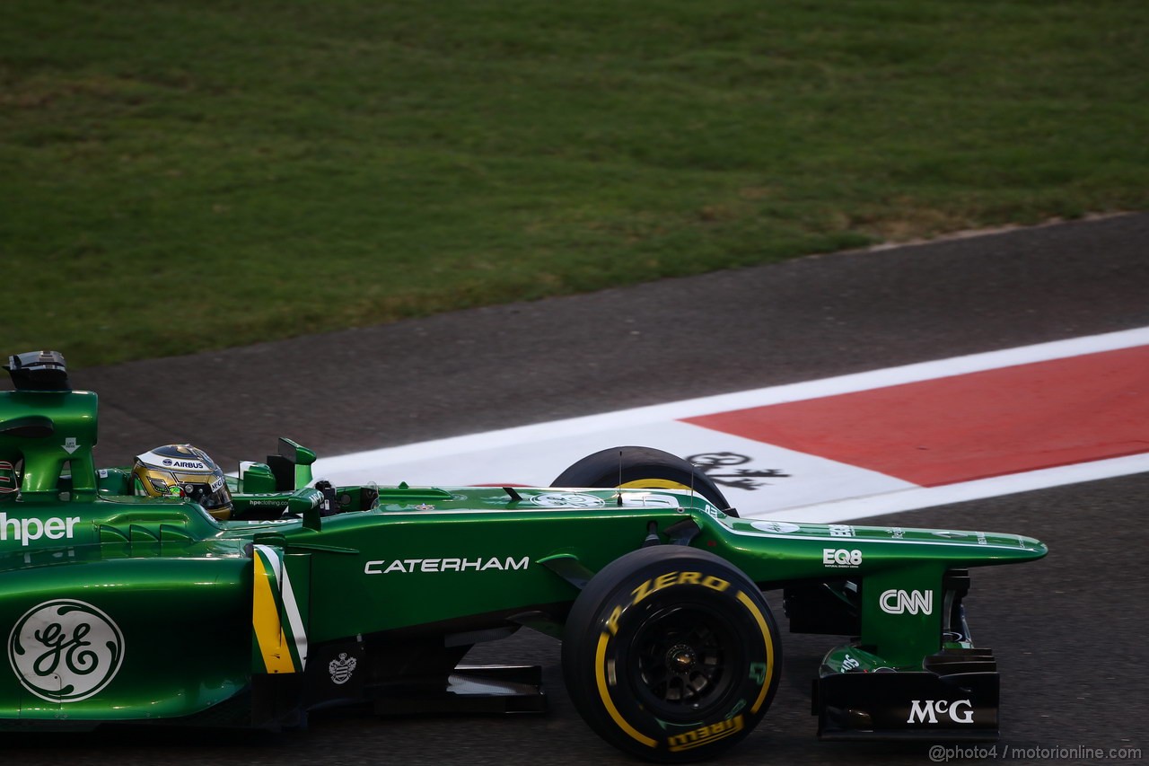 GP ABU DHABI, 03.11.2013- Gara, Charles Pic (FRA) Caterham F1 Team CT03