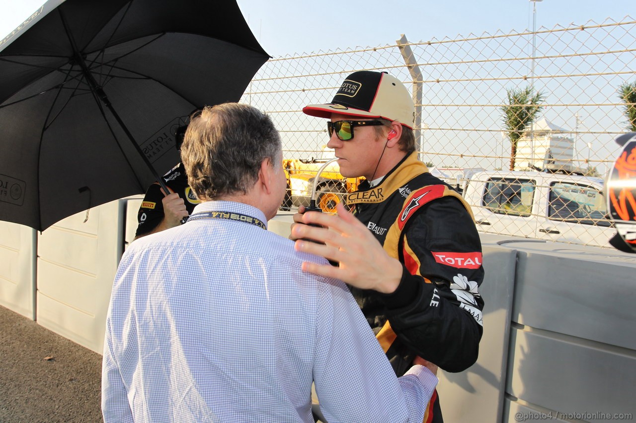 GP ABU DHABI, 03.11.2013- Gara, Kimi Raikkonen (FIN) Lotus F1 Team E21