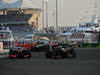 GP ABU DHABI, 03.11.2013- Gara: Daniel Ricciardo (AUS) Scuderia Toro Rosso STR8 e Jenson Button (GBR) McLaren Mercedes MP4-28 