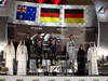 GP ABU DHABI, 03.11.2013- The Podium, winner Sebastian Vettel (GER) Red Bull Racing RB9, 2nd Mark Webber (AUS) Red Bull Racing RB9, 3rd Nico Rosberg (GER) Mercedes AMG F1 W04