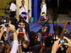GP ABU DHABI, 03.11.2013- Parc Ferme Festeggiamenti: Sebastian Vettel (GER) Red Bull Racing RB9 e Mark Webber (AUS) Red Bull Racing RB9