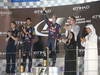 GP ABU DHABI, 03.11.2013- Podium., winner Sebastian Vettel (GER) Red Bull Racing RB9, 2nd Mark Webber (AUS) Red Bull Racing RB9, 3rd Nico Rosberg (GER) Mercedes AMG F1 W04