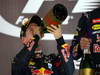 GP ABU DHABI, 03.11.2013- Podium, winner Sebastian Vettel (GER) Red Bull Racing RB9