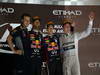 GP ABU DHABI, 03.11.2013- Podium., winner Sebastian Vettel (GER) Red Bull Racing RB9, 2nd Mark Webber (AUS) Red Bull Racing RB9, 3rd Nico Rosberg (GER) Mercedes AMG F1 W04