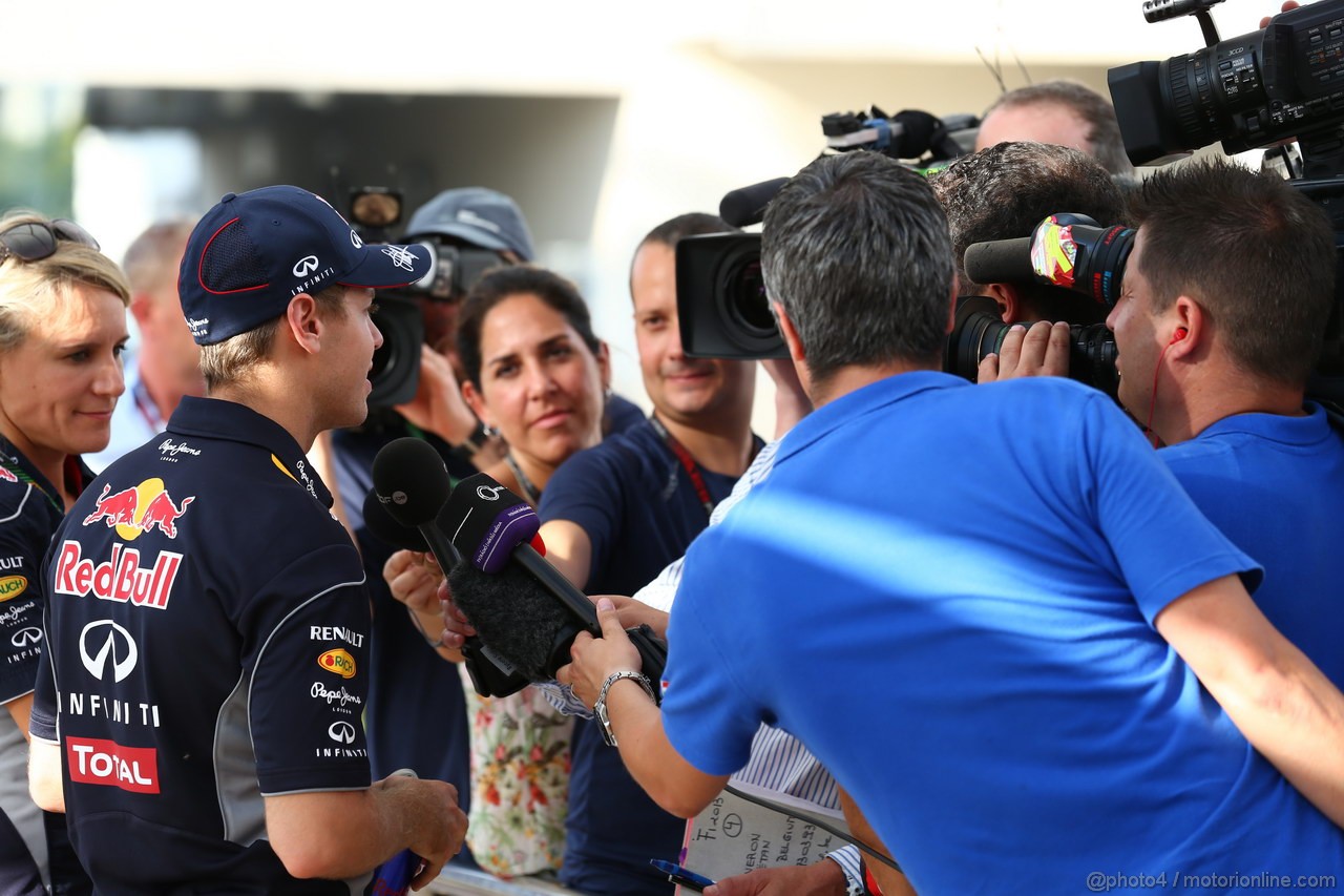 GP ABU DHABI, 31.10.2013- Sebastian Vettel (GER) Red Bull Racing RB9