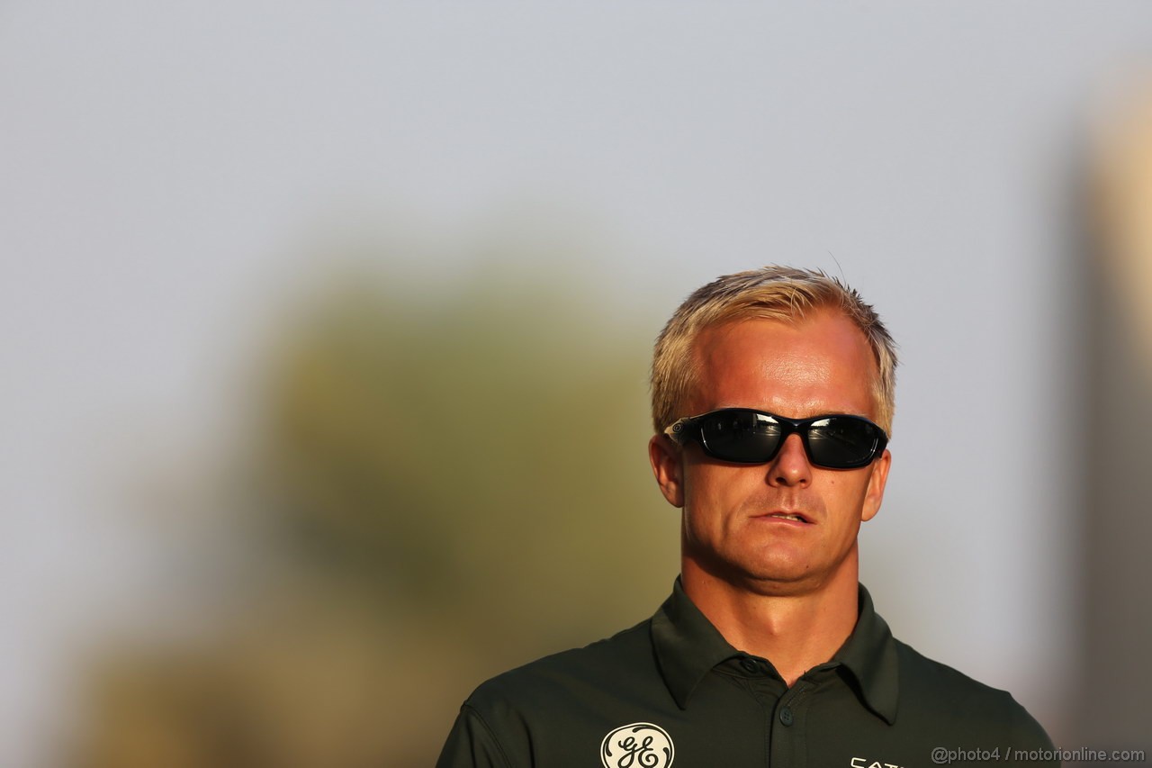 GP ABU DHABI, 31.10.2013- Heikki Kovalainen (FIN) Caterham F1 Team CT03, Test Driver 