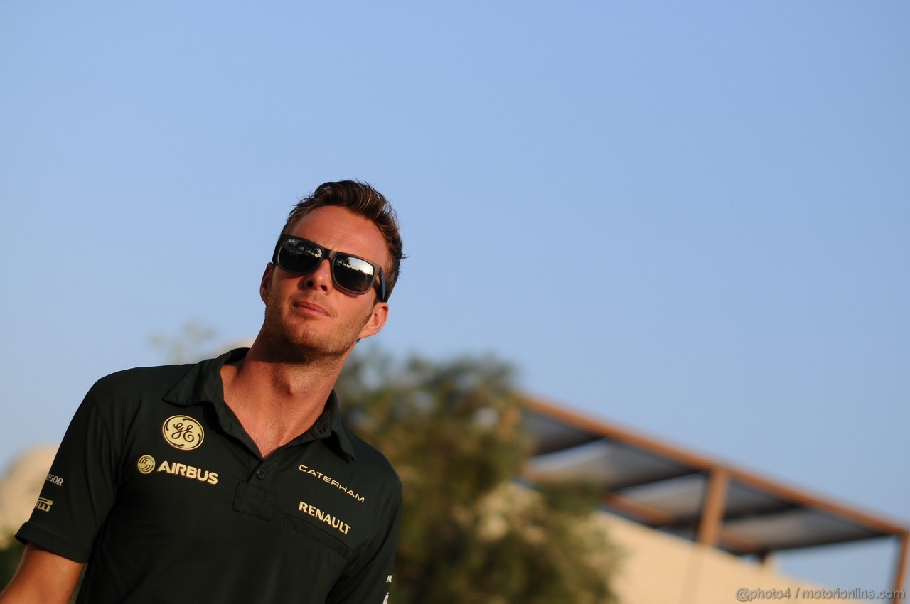 GP ABU DHABI, 31.10.2013- Giedo Van der Garde (NED), Caterham F1 Team CT03