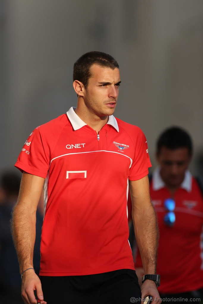 GP ABU DHABI, 31.10.2013- Jules Bianchi (FRA) Marussia F1 Team MR02