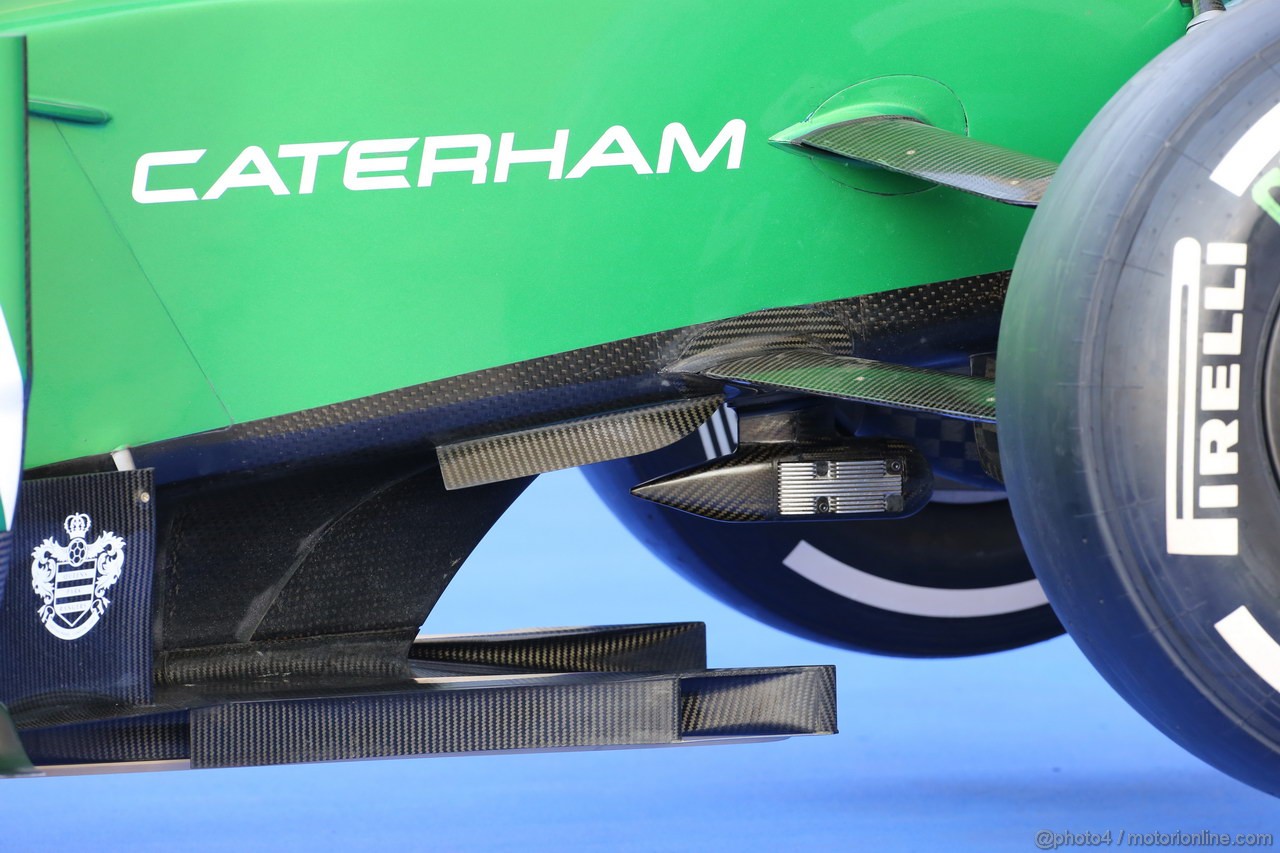 GP ABU DHABI, 31.10.2013- Caterham tech detail