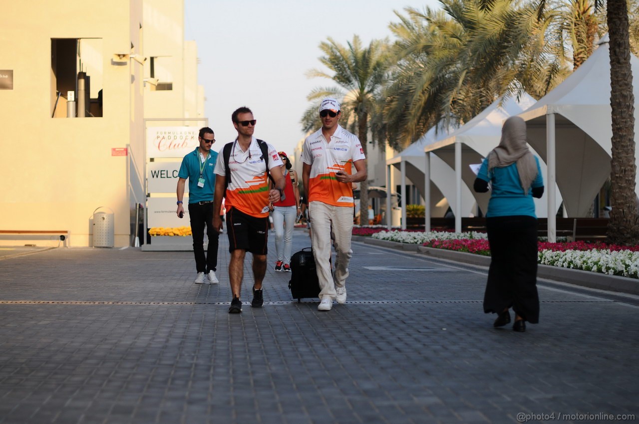 GP ABU DHABI, 31.10.2013- Adrian Sutil (GER), Sahara Force India F1 Team VJM06