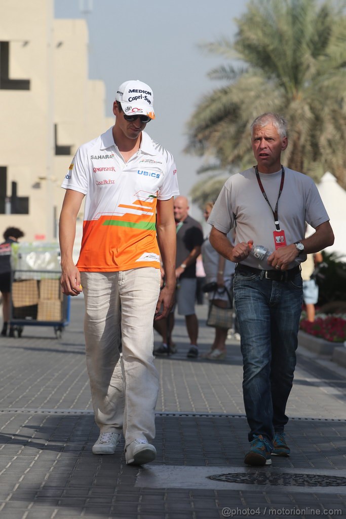 GP ABU DHABI, 31.10.2013- Adrian Sutil (GER), Sahara Force India F1 Team VJM06