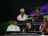 GP ABU DHABI, 31.10.2013- Giovedi' Press Conference, Lewis Hamilton (GBR) Mercedes AMG F1 W04 is talking with Sebastian Vettel (GER) Red Bull Racing RB9