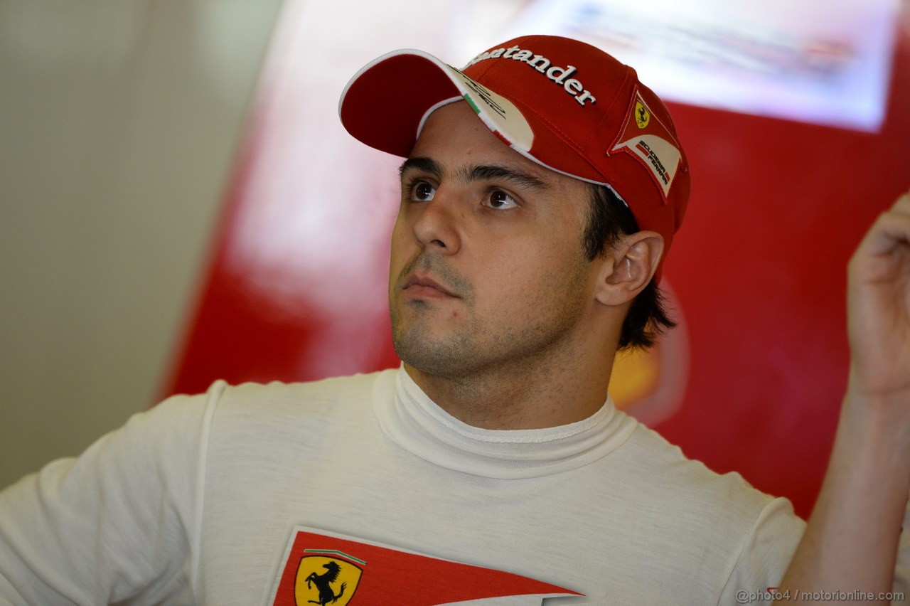GP ABU DHABI, 02.11.2013- Prove Libere 3: Felipe Massa (BRA) Ferrari F138 