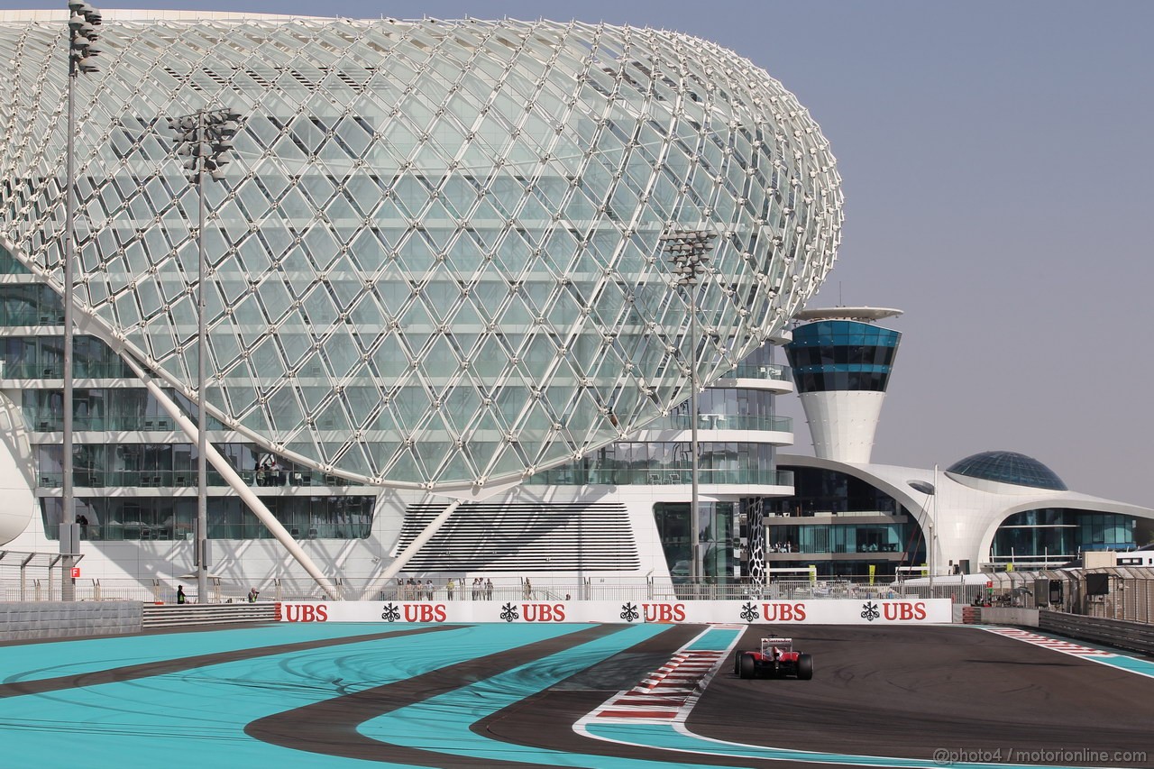 GP ABU DHABI, 02.11.2013- Prove Libere 3: Fernando Alonso (ESP) Ferrari F138 