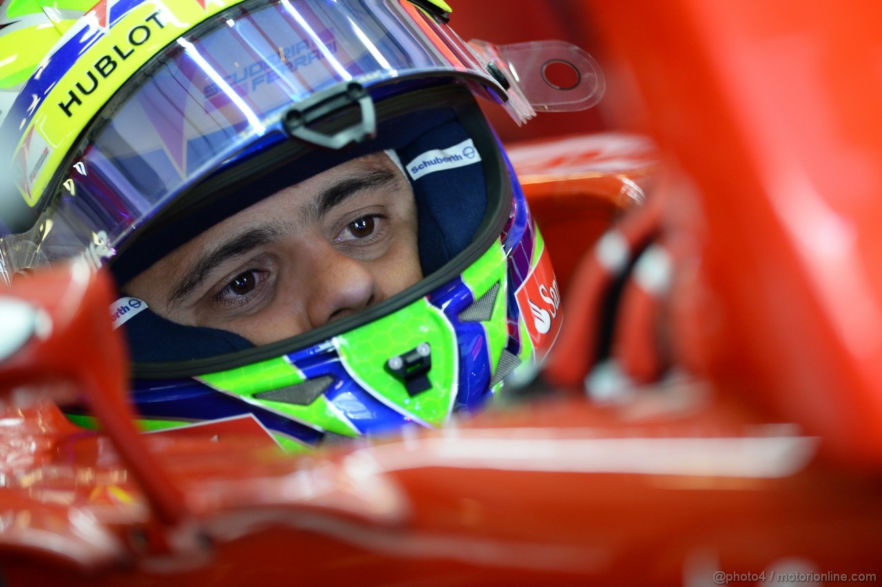 GP ABU DHABI, 02.11.2013- Prove Libere 3: Felipe Massa (BRA) Ferrari F138 