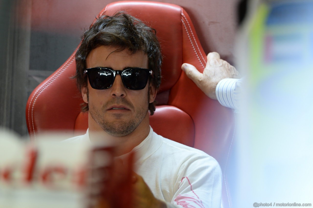 GP ABU DHABI, 02.11.2013- Prove Libere 3: Fernando Alonso (ESP) Ferrari F138 