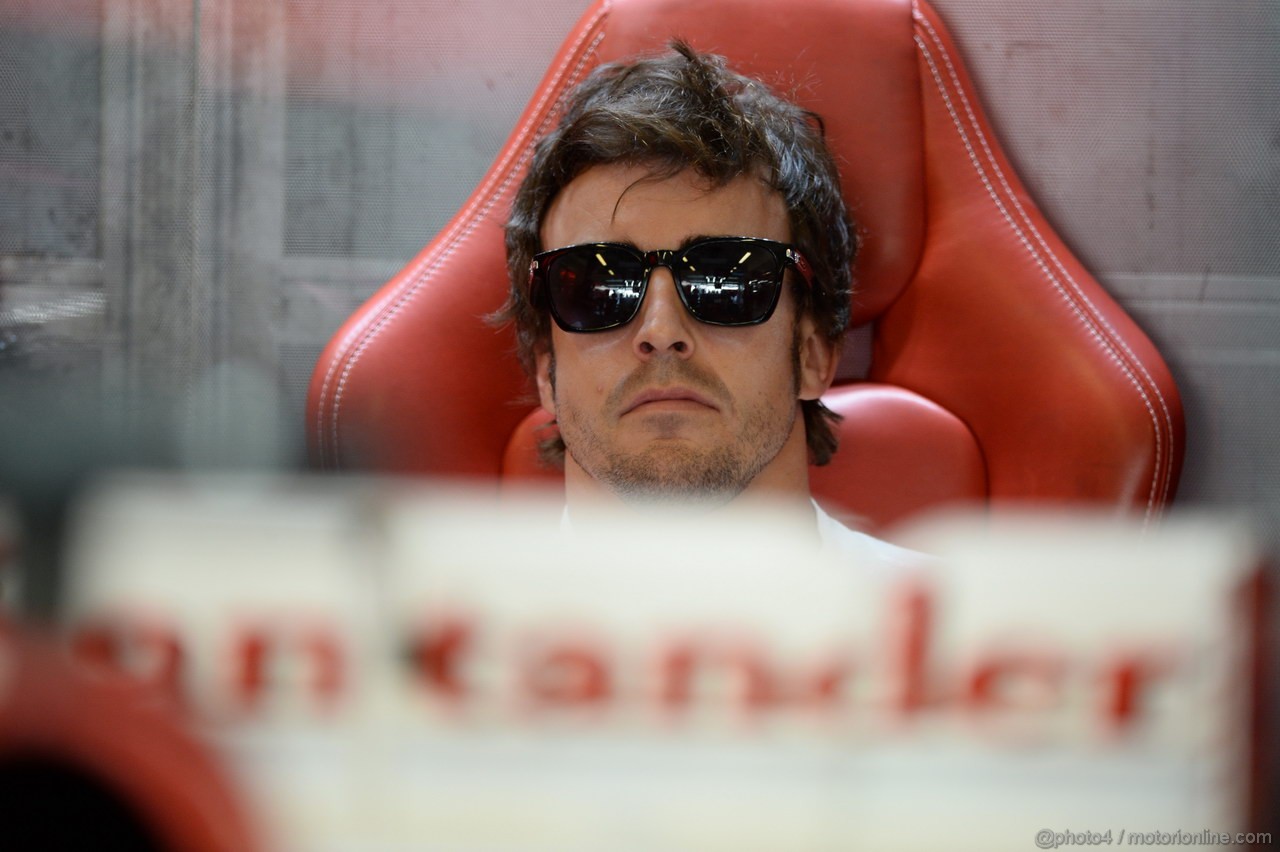 GP ABU DHABI, 02.11.2013- Prove Libere 3: Fernando Alonso (ESP) Ferrari F138 