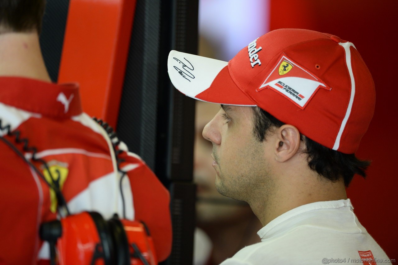 GP ABU DHABI, 02.11.2013- Prove Libere 3: Felipe Massa (BRA) Ferrari F138 