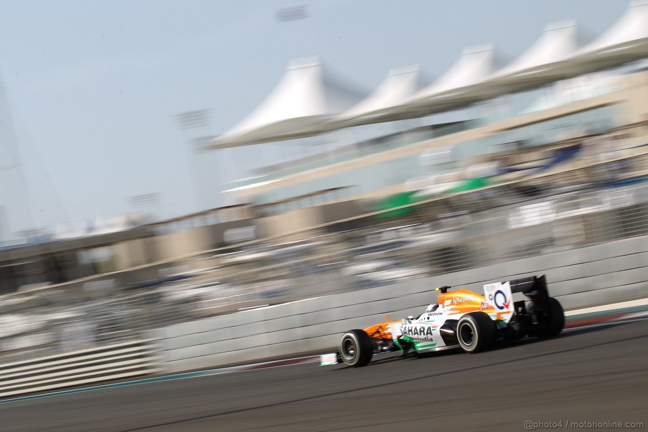 GP ABU DHABI, 02.11.2013- Prove Libere 3: Adrian Sutil (GER), Sahara Force India F1 Team VJM06 
