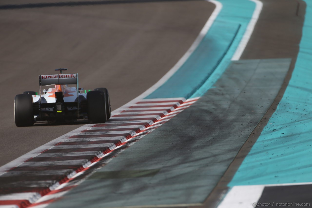 GP ABU DHABI, 02.11.2013- Prove Libere 3: Paul di Resta (GBR) Sahara Force India F1 Team VJM06 
