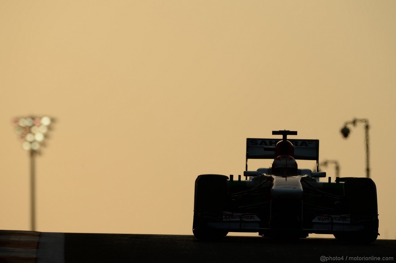 GP ABU DHABI, 02.11.2013- Qualifiche: Paul di Resta (GBR) Sahara Force India F1 Team VJM06 
