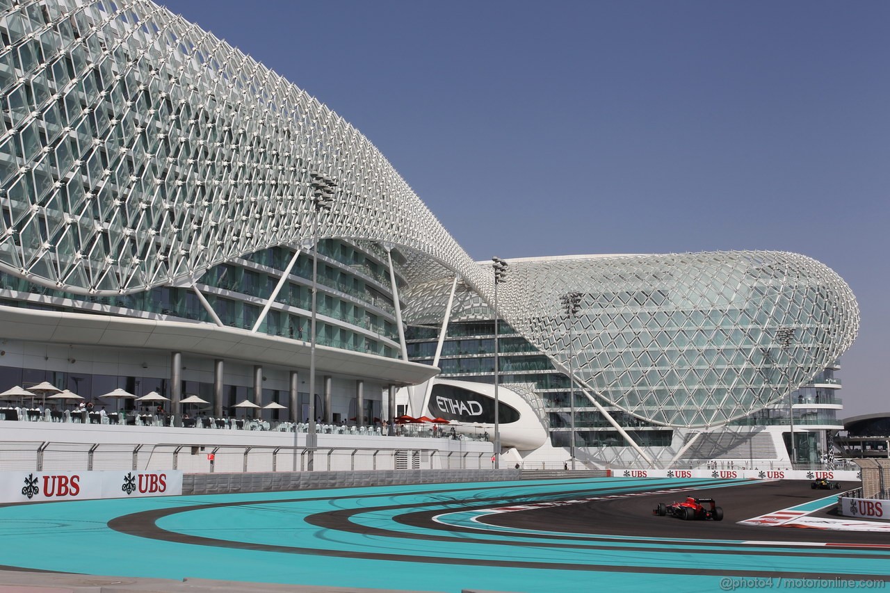 GP ABU DHABI, 02.11.2013- Prove Libere 3: Jules Bianchi (FRA) Marussia F1 Team MR02 
