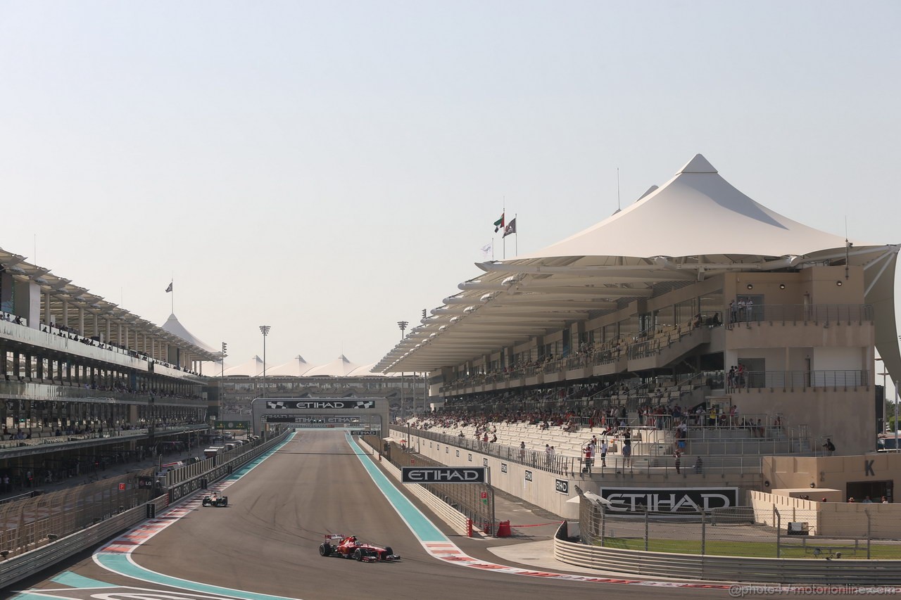 GP ABU DHABI, 02.11.2013- Prove Libere 3: Felipe Massa (BRA) Ferrari F138 
