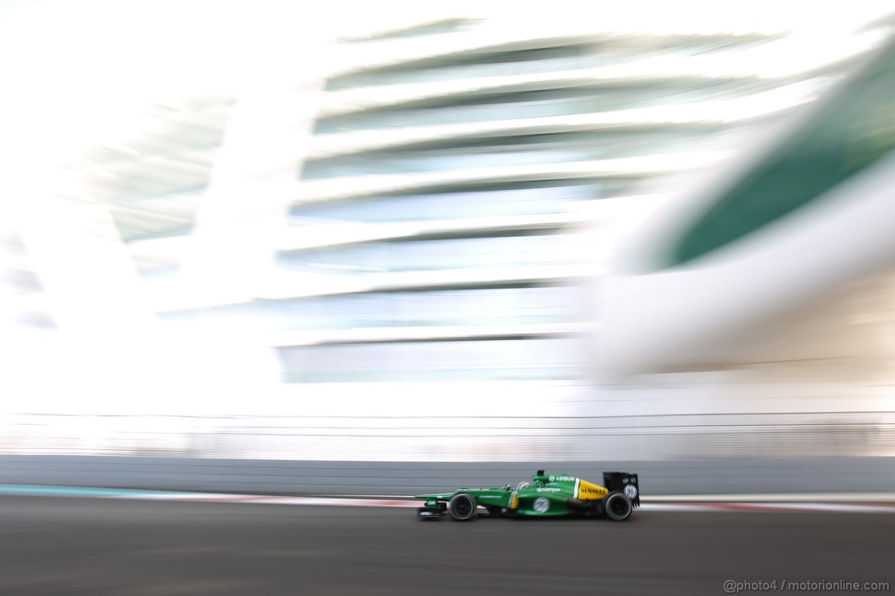 GP ABU DHABI, 02.11.2013- Prove Libere 3: Charles Pic (FRA) Caterham F1 Team CT03 
