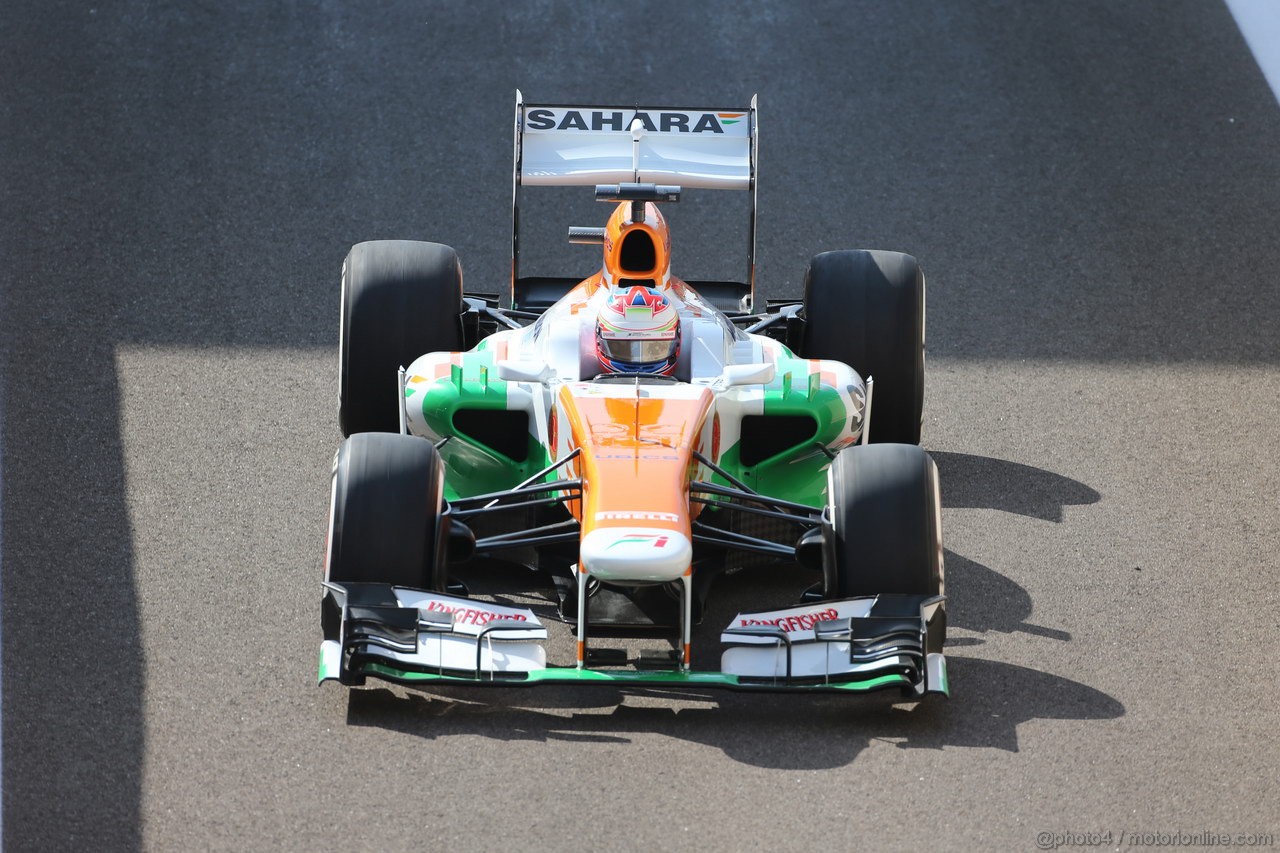 GP ABU DHABI, 02.11.2013- Prove Libere 3: Paul di Resta (GBR) Sahara Force India F1 Team VJM06 
