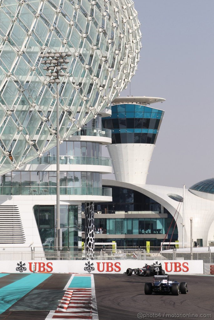 GP ABU DHABI, 02.11.2013- Prove Libere 3: Valtteri Bottas (FIN), Williams F1 Team FW35 
