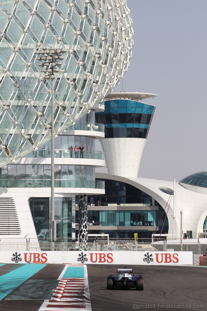GP ABU DHABI, 02.11.2013- Prove Libere 3: Pastor Maldonado (VEN) Williams F1 Team FW35 
