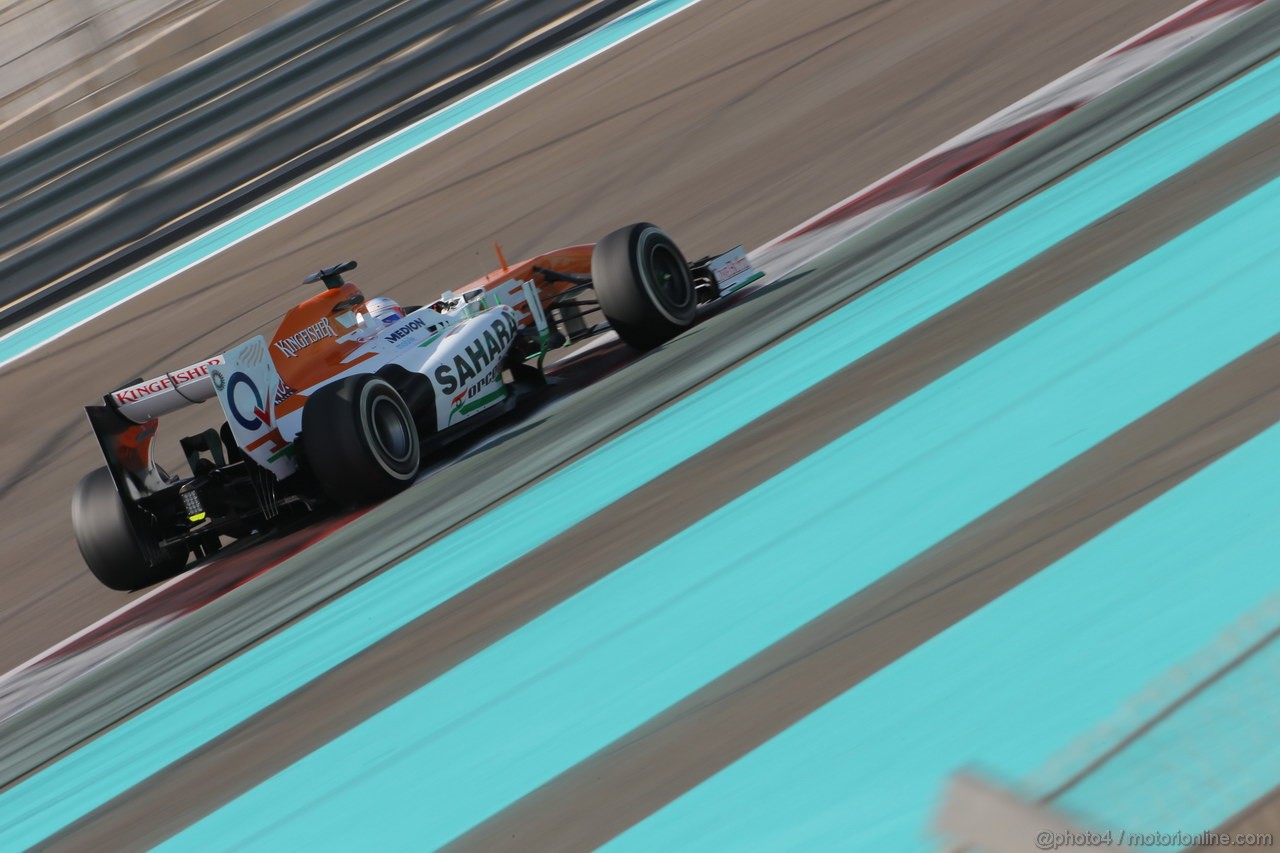 GP ABU DHABI, 02.11.2013- Prove Libere 3: Paul di Resta (GBR) Sahara Force India F1 Team VJM06 
