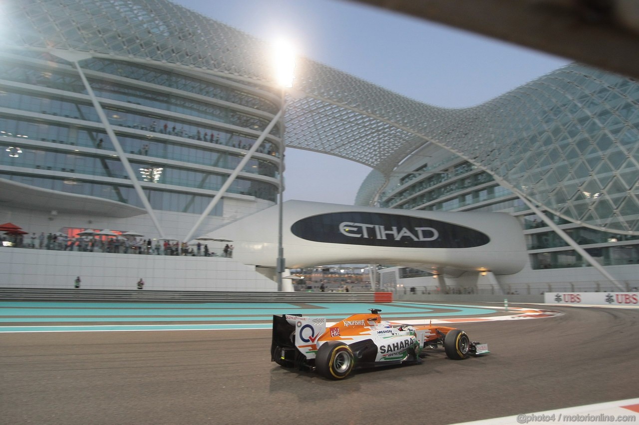 GP ABU DHABI, 02.11.2013- Qualifiche: Paul di Resta (GBR) Sahara Force India F1 Team VJM06 