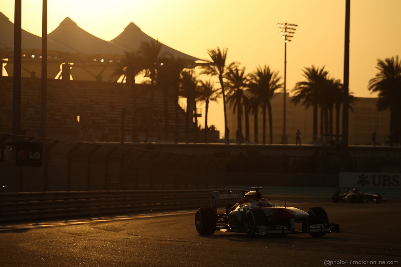 GP ABU DHABI, 02.11.2013- Qualifiche: Paul di Resta (GBR) Sahara Force India F1 Team VJM06 
