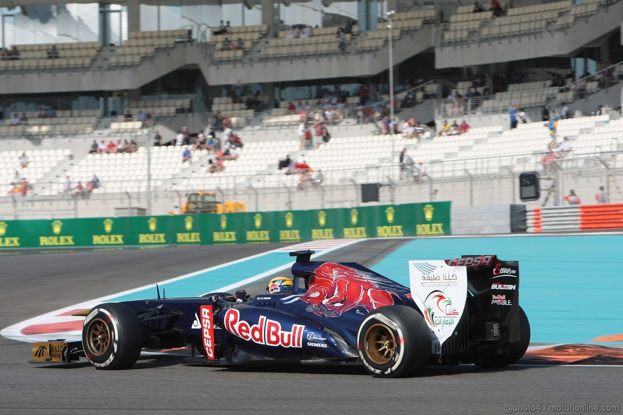 GP ABU DHABI, 02.11.2013- Qualifiche: Jean-Eric Vergne (FRA) Scuderia Toro Rosso STR8 