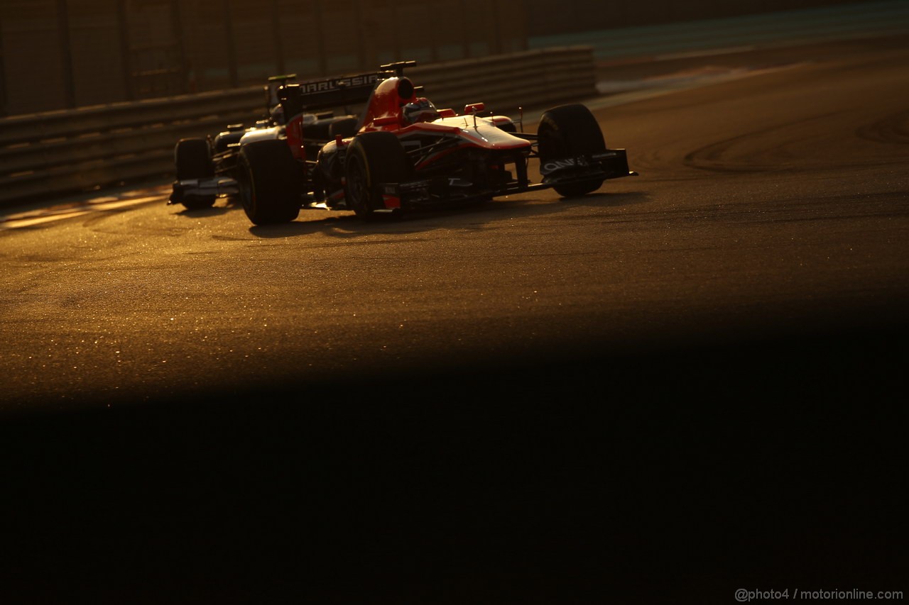 GP ABU DHABI, 02.11.2013- Qualifiche: Jules Bianchi (FRA) Marussia F1 Team MR02 