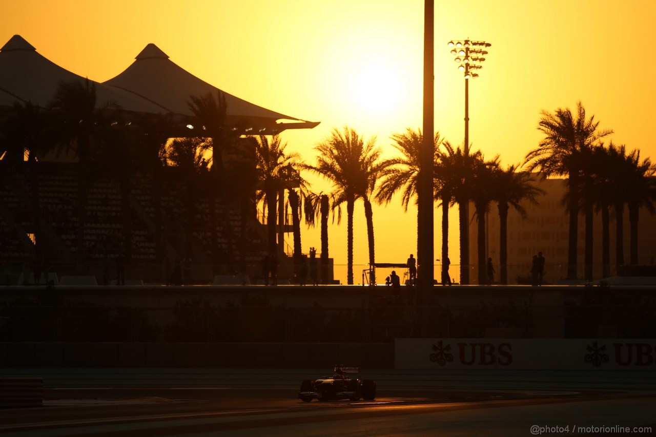 GP ABU DHABI, 02.11.2013- Qualifiche: Fernando Alonso (ESP) Ferrari F138 