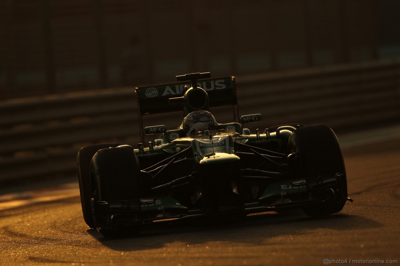 GP ABU DHABI, 02.11.2013- Qualifiche: Charles Pic (FRA) Caterham F1 Team CT03 