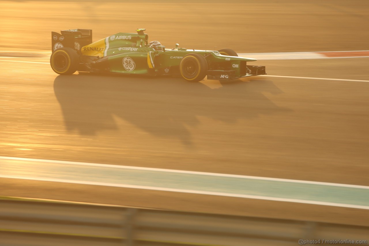 GP ABU DHABI, 02.11.2013- Qualifiche: Giedo Van der Garde (NED), Caterham F1 Team CT03 