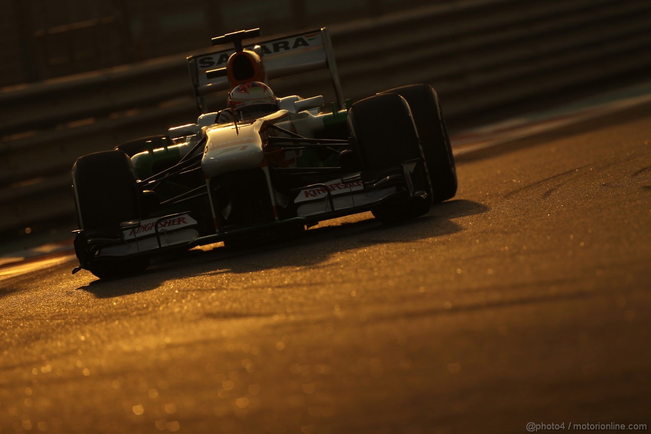 GP ABU DHABI, 02.11.2013- Qualifiche: Paul di Resta (GBR) Sahara Force India F1 Team VJM06 