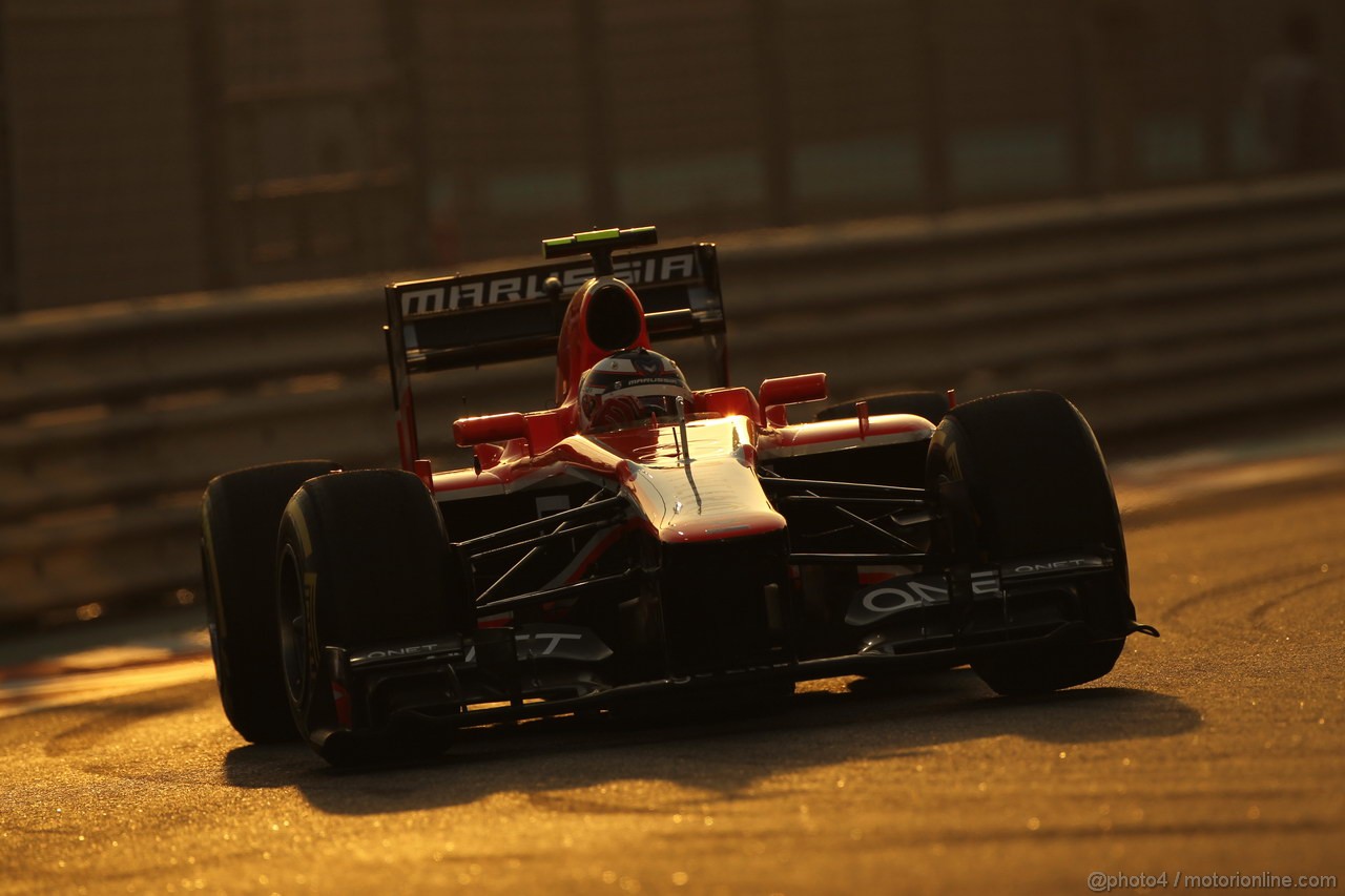 GP ABU DHABI, 02.11.2013- Qualifiche: Max Chilton (GBR), Marussia F1 Team MR02 