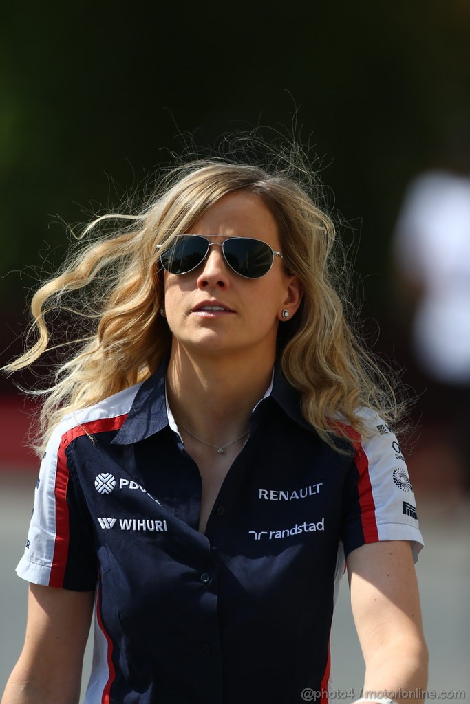 GP ABU DHABI, 01.11.2013- Susie Wolff (GBR) Williams Development Driver 