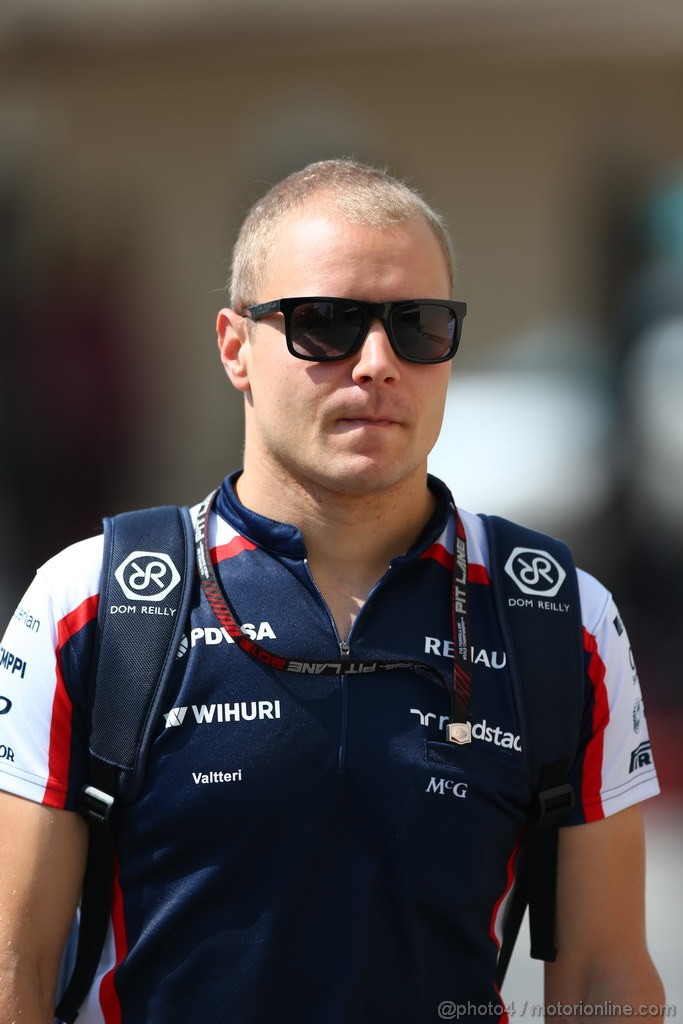 GP ABU DHABI, 01.11.2013- Valtteri Bottas (FIN), Williams F1 Team FW35 